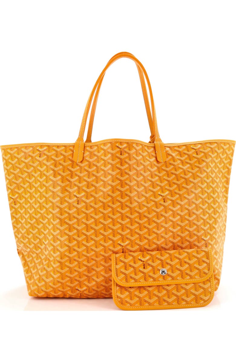 Pre-Owned Goyard Saint Louis Tote Coated Canvas GM, Alternate, color, Yellow