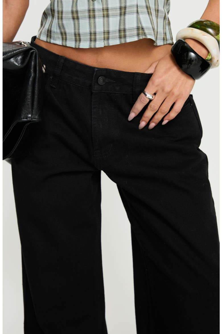 Serenitia Relaxed Jeans, Alternate, color, JET BLACK
