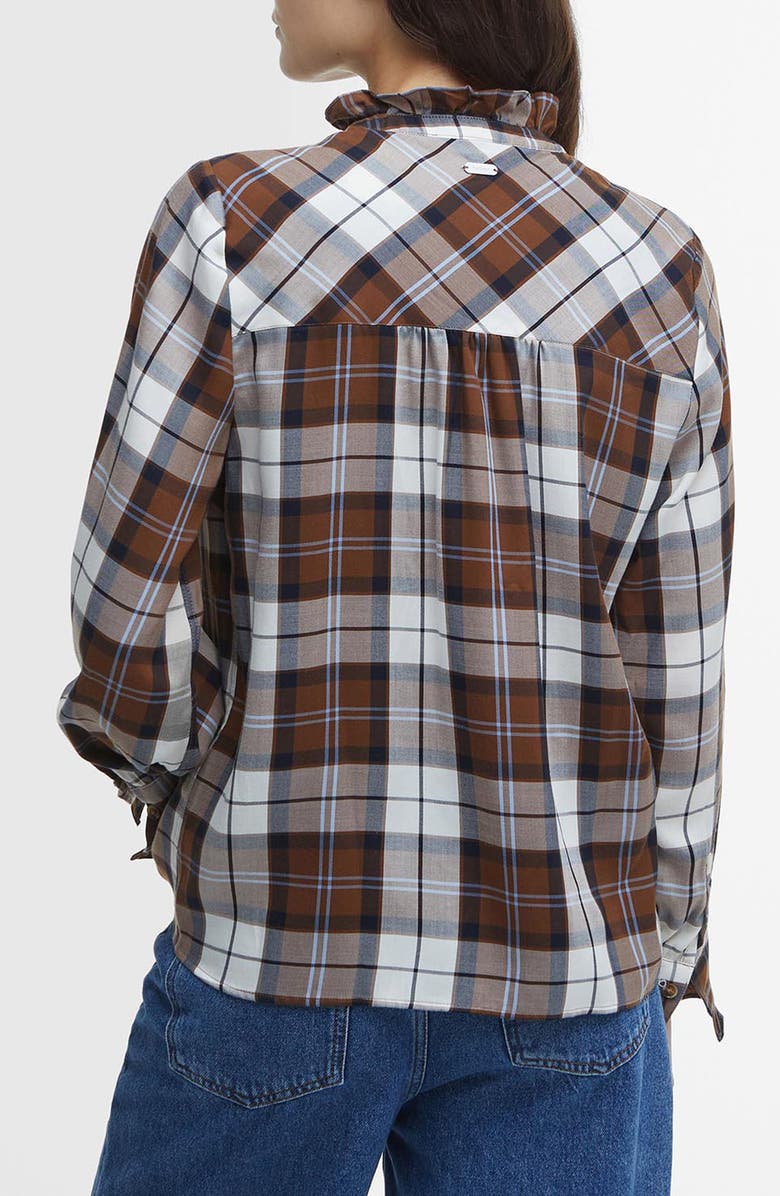 Barbour Violet Check Shirt, Alternate, color,