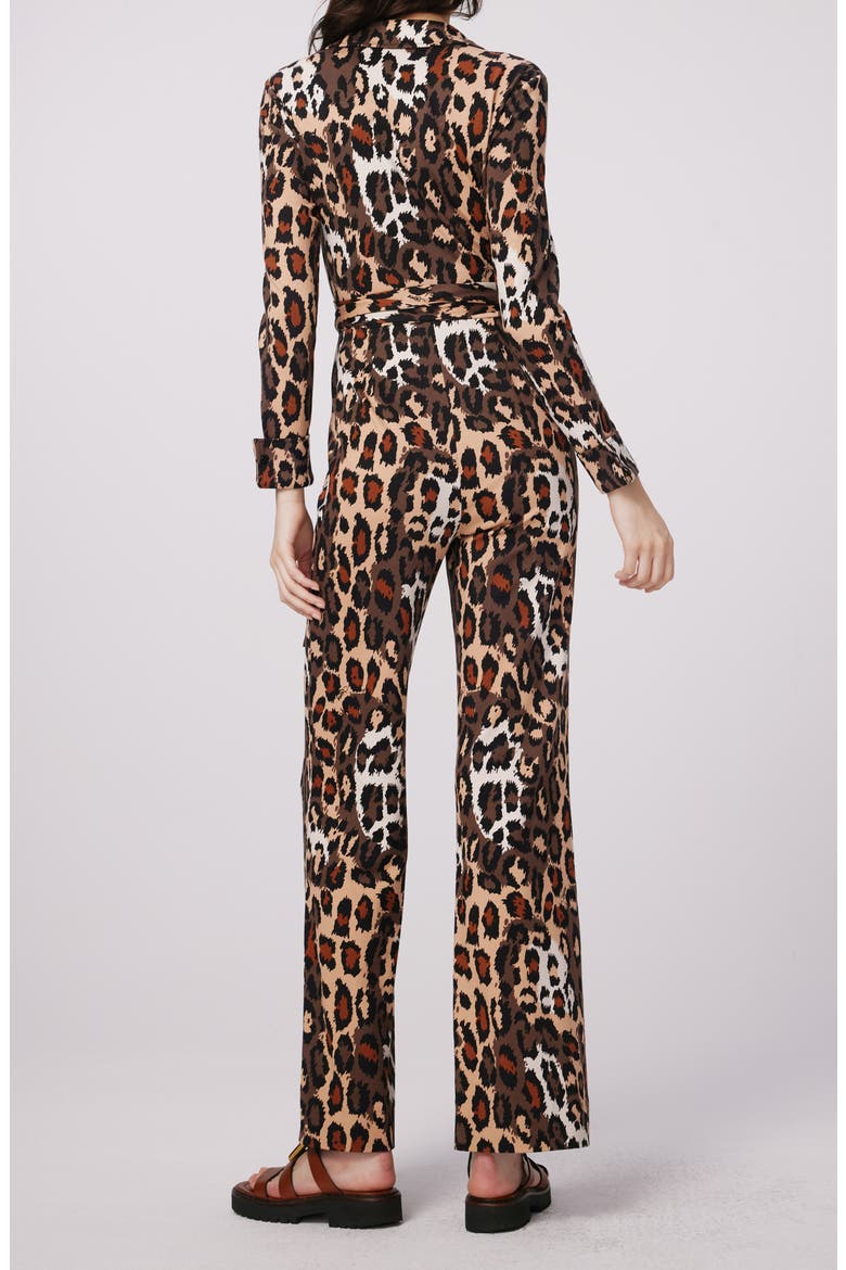 Michele Long Sleeve Jumpsuit, Alternate, color, JUNGLE CAT MED