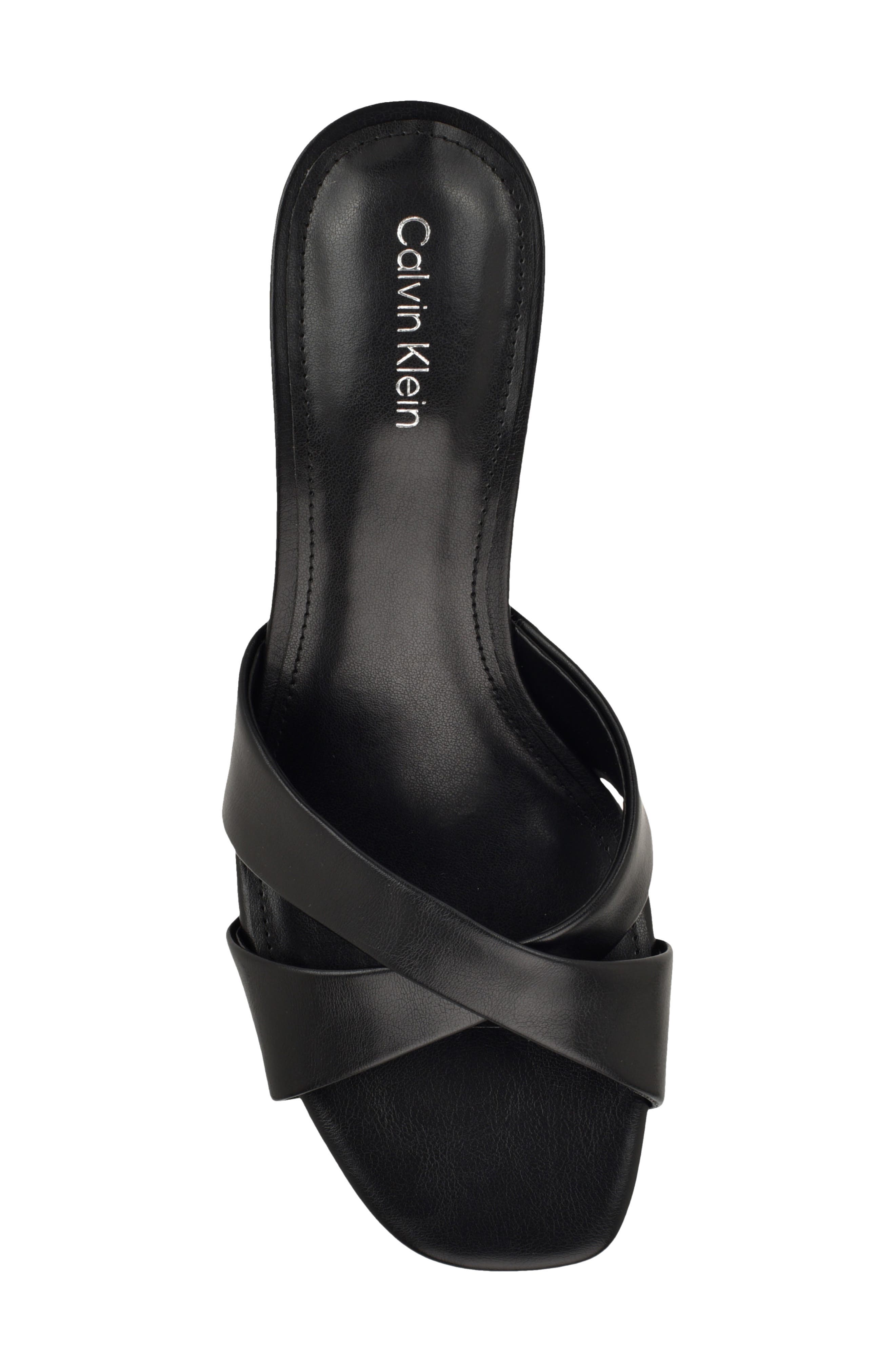 Calvin Klein Skylor Slide Sandal, Alternate, color, Black