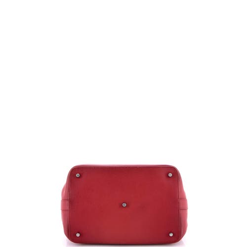 Pre-owned Hermes  Hermes Toolbox Bag Evercolor 26 In Burgundy