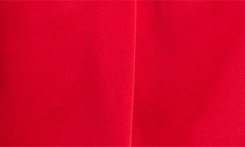 Elie Tahari The Lola Stretch Silk Twist Front Top In Red