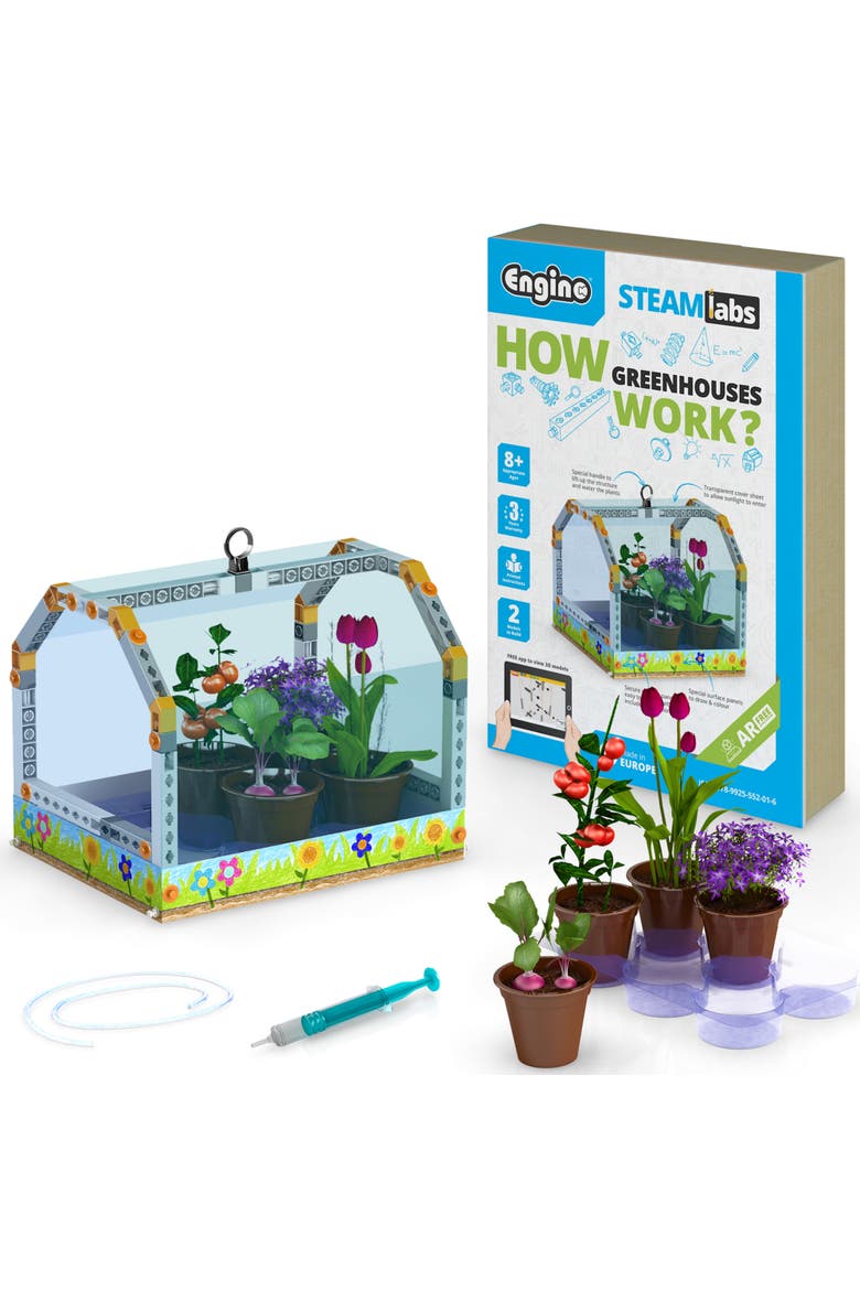 Steam Labs Junior, How Greenhouses Work Model Brick Building Set, Main, color, Multicolored