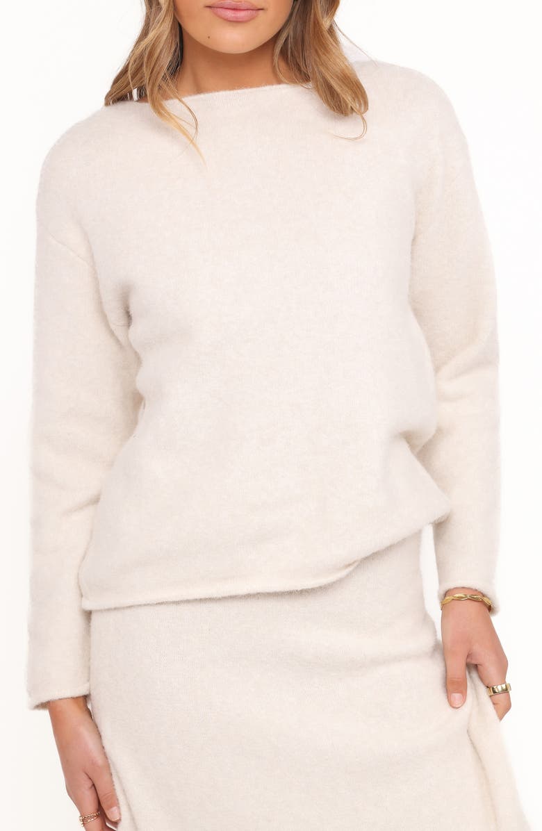 Petal & Pup Willis Sweater, Main, color, Cream