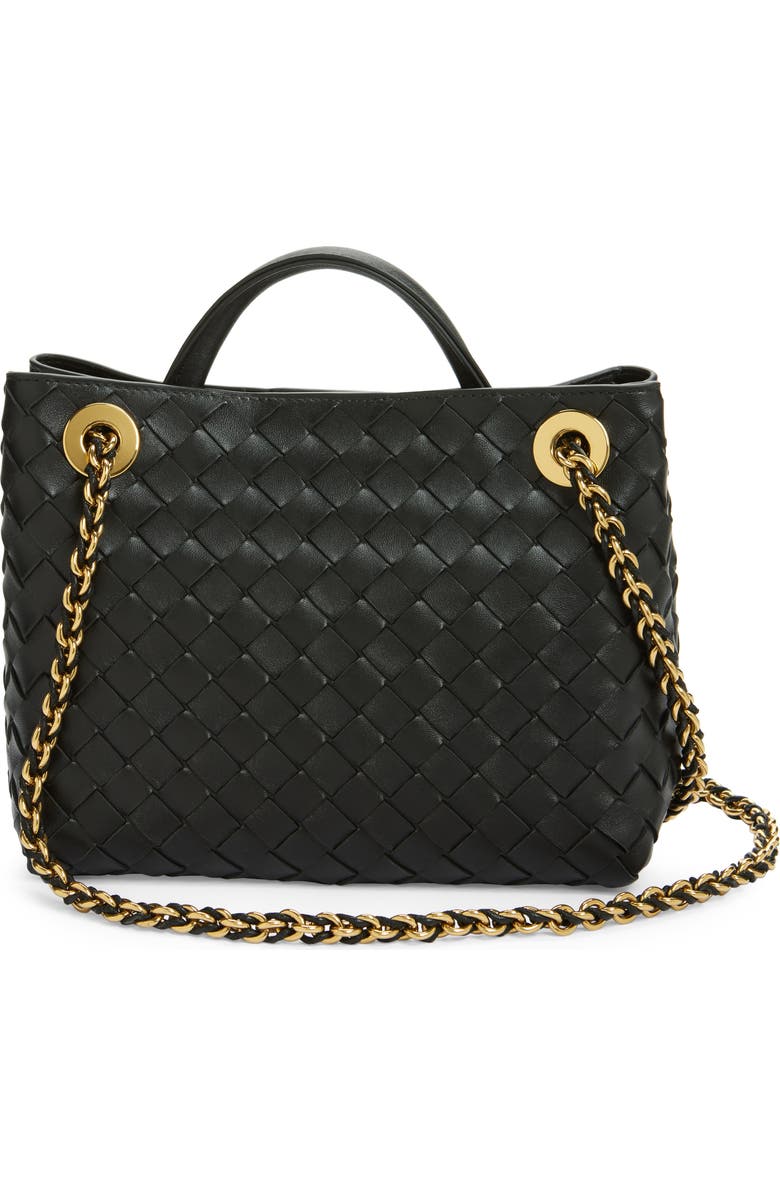 Bottega Veneta Small Andiamo Chain Leather Shoulder Bag, Alternate, color,