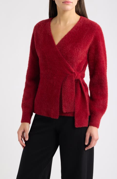 Eyelash Wrap Sweater