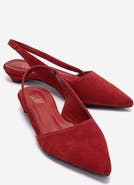 Forever & Always Shoes Berlina Leather Slingback Pump
