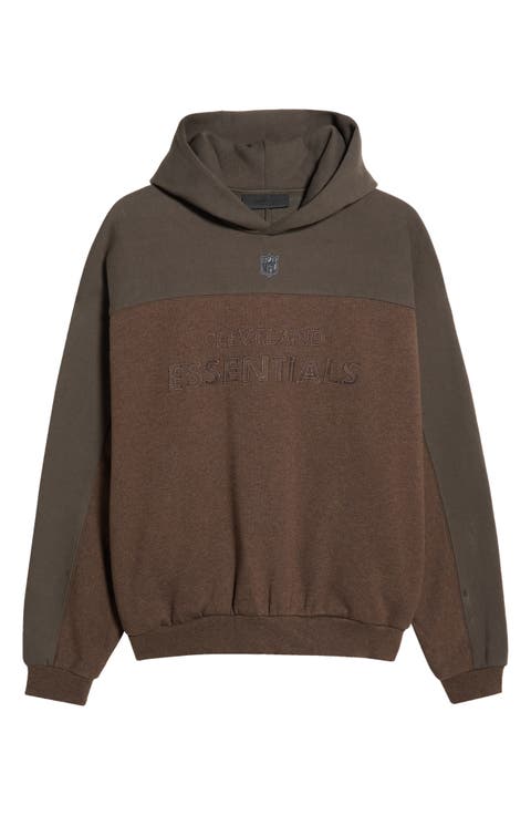 Cleveland Browns 90s Relaxed Colorblock Hoodie