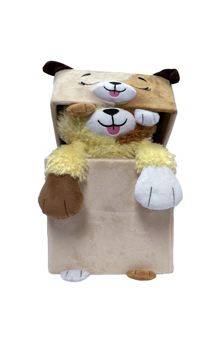 Happy Nappers Adorable Storables Dog Tan & Brown 8 Inches, Ages 1+, Alternate, color, Multicolored