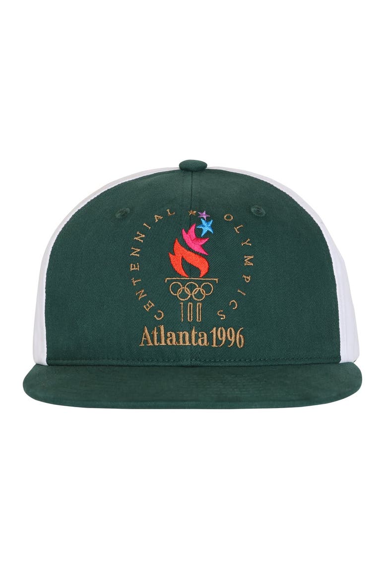Men's Outerstuff Green/White Atlanta 1996 Summer Olympics Snapback Hat, Alternate, color, Green