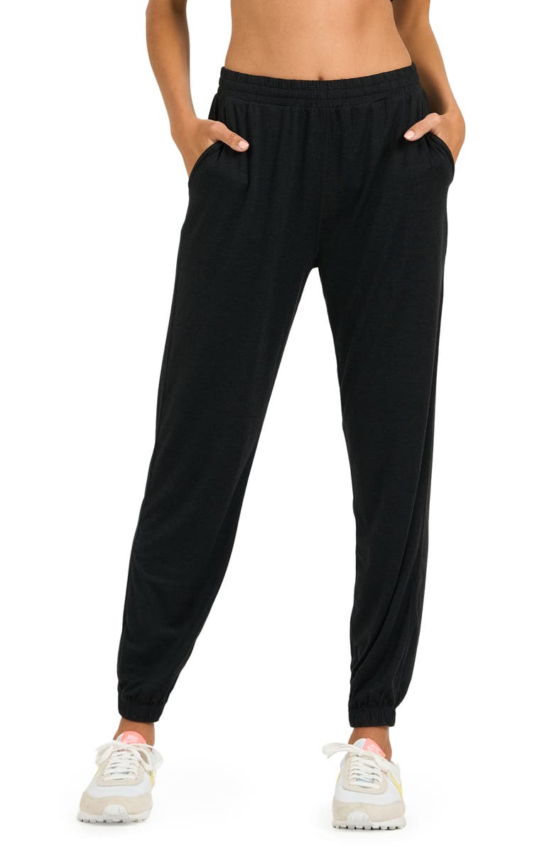 Vuori Boyfriend Joggers, Main, color, Black Heather