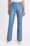 The Noli Shop Aria Coated Flare Jeans