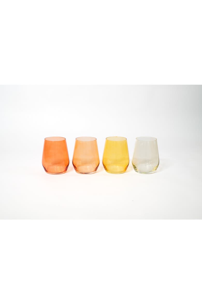Sugar and Spice Wine Glass Set, Alternate, color, Multicolor Ombre