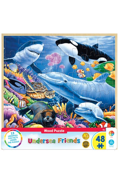 Undersea Friends 48 Piece Wood Puzzle