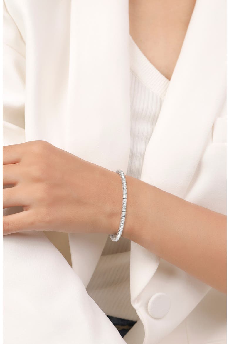 Skinny Bracelet, Alternate, color, PLATINUM F