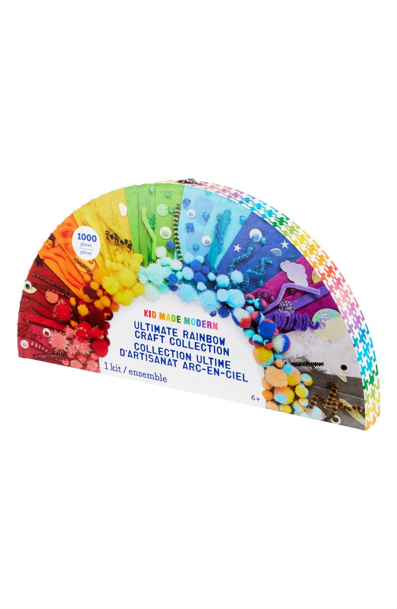 Kid Made Modern Ultimate Rainbow 1200-Piece Craft Collection, Alternate, color,