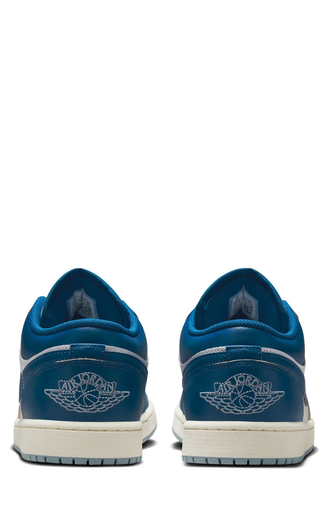 Air Jordan 1 Low SE Sneaker, Alternate, color, WHITE/ BLUE/ BLUE GREY/ SAIL