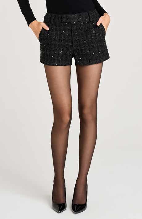 WAYF x Sara Walker Andie Sequin Tweed Shorts