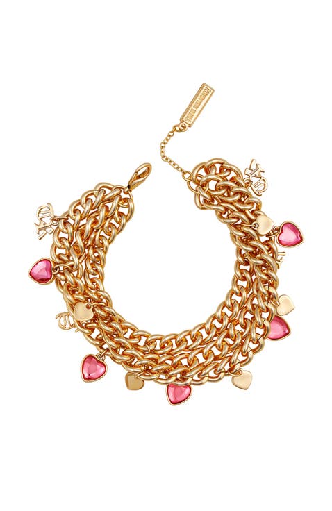 Charmy layered bracelet