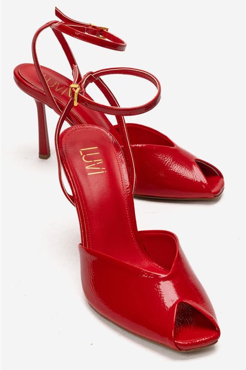 Slate Ankle Strap Stiletto Pump