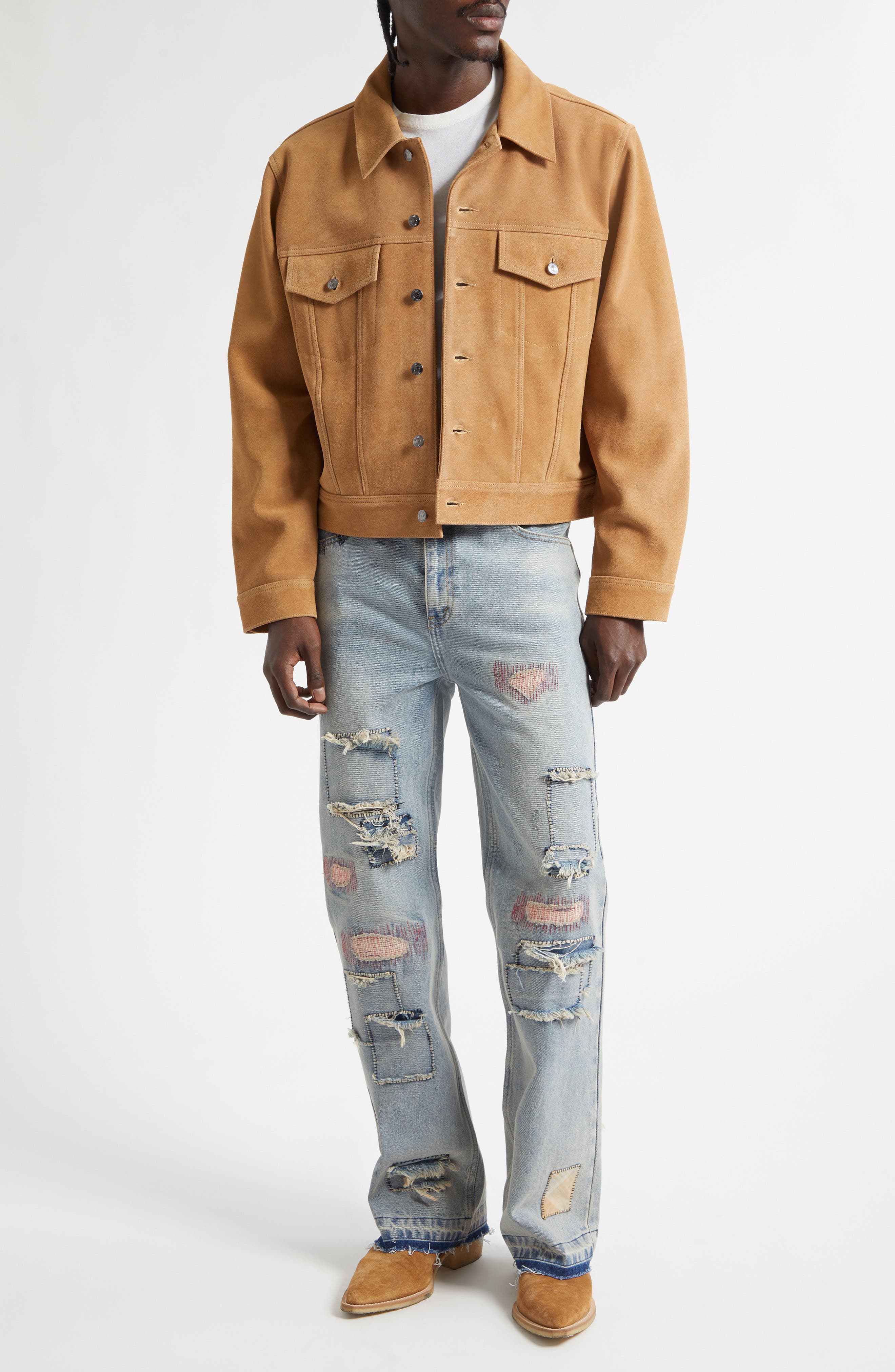 1968 Suede Trucker Jacket - image 2