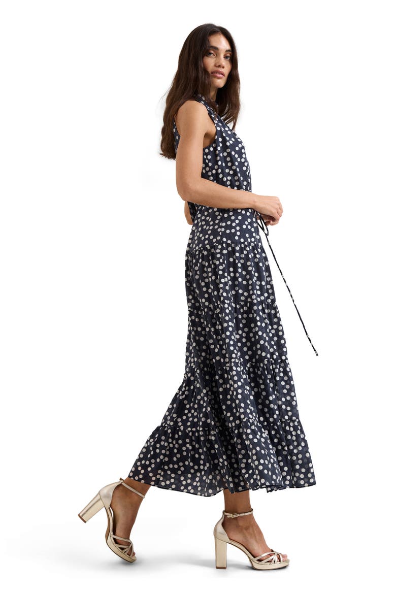 Nita Navy Spot Maxi, Alternate, color, Navy