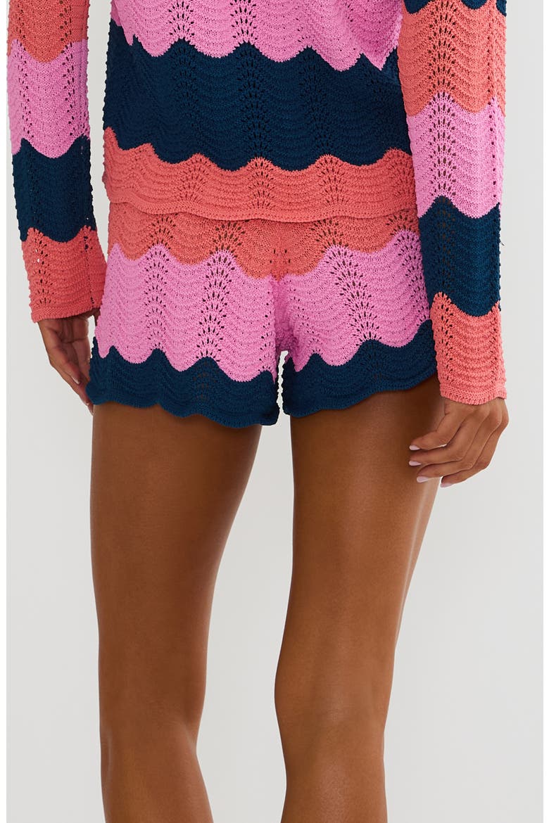 Balboa Cover-Up Shorts, Alternate, color, SEASHELL ISLE COLOR BLOCK