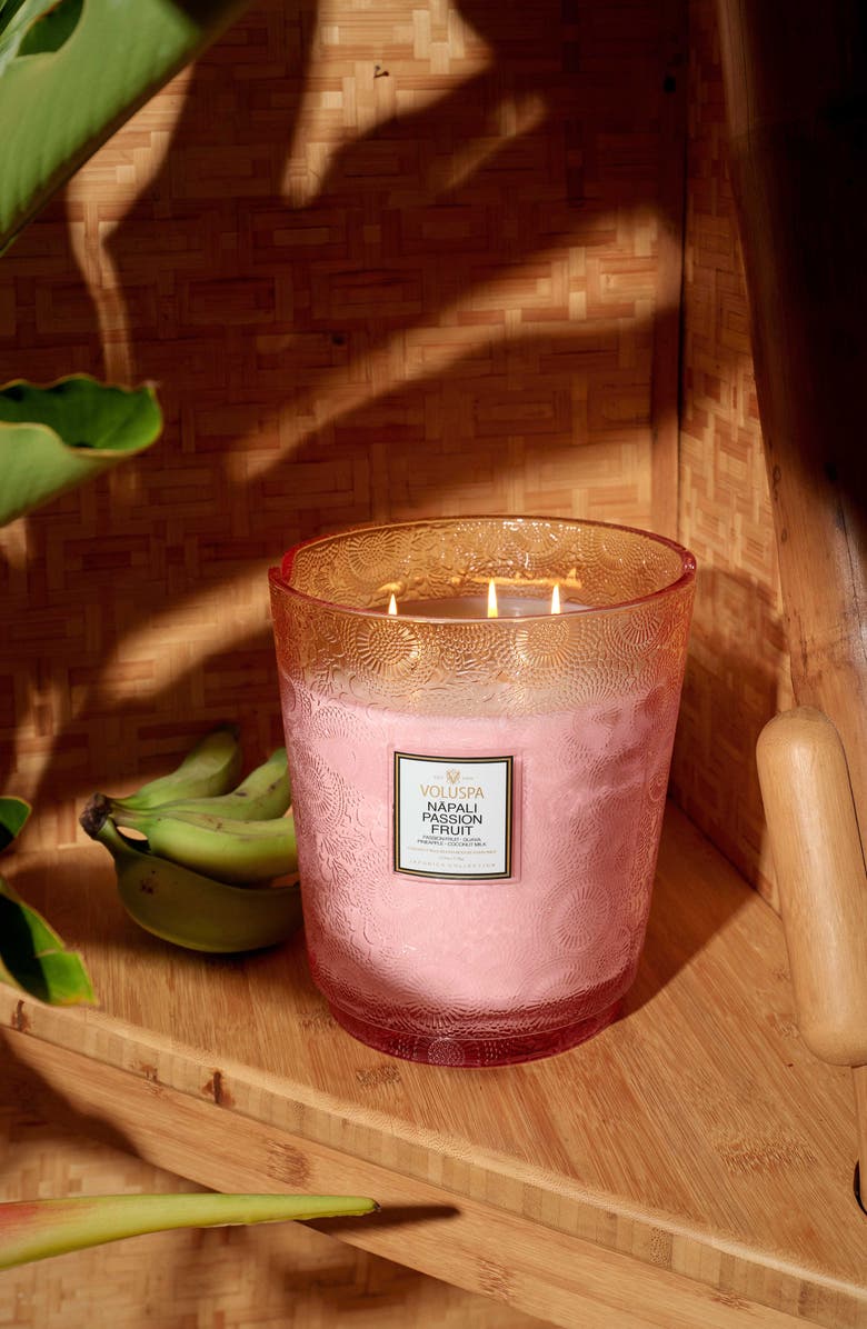 Voluspa Nāpali Passion Fruit Lidded 5-Wick Hearth Candle, Alternate, color,