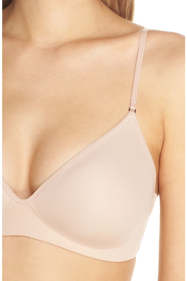 Next to Nothing Wireless Bra, Alternate, color, CHAMPAGNE