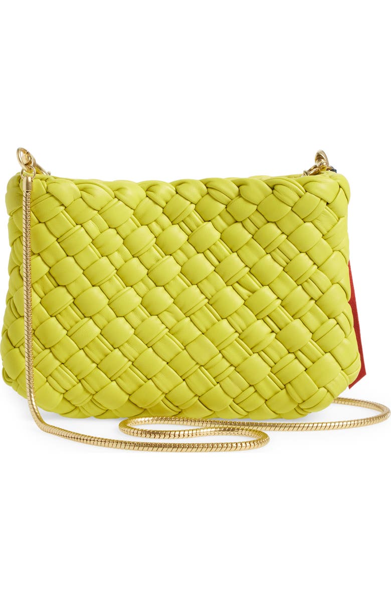 Clare V. Estelle Woven Leather Crossbody Bag, Alternate, color,