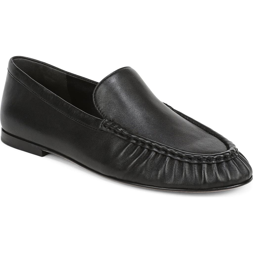 Vince Tristan Moc Toe Loafer in Black at Nordstrom, Size 8.5