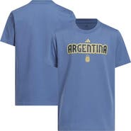adidas Youth adidas Blue Argentina National Team Jersey Hook T-Shirt