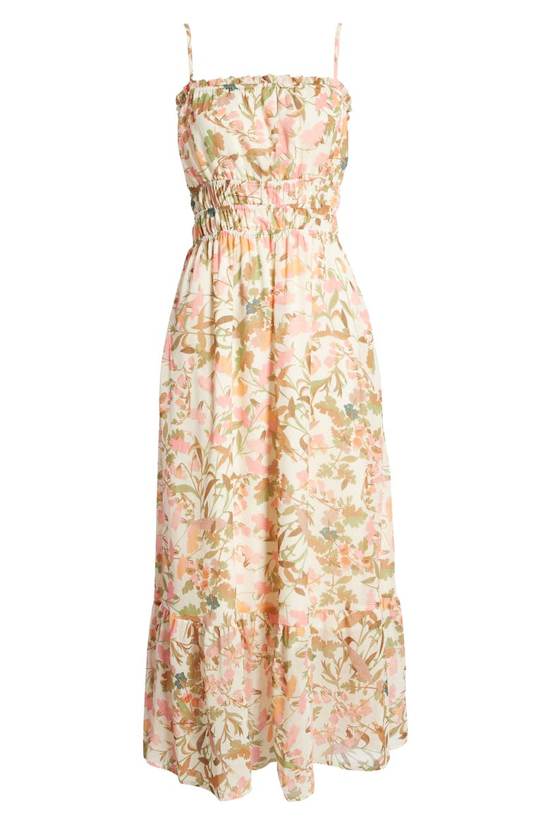 Wildflowers Sundress, Alternate, color, NEUTRAL PINK FLORAL