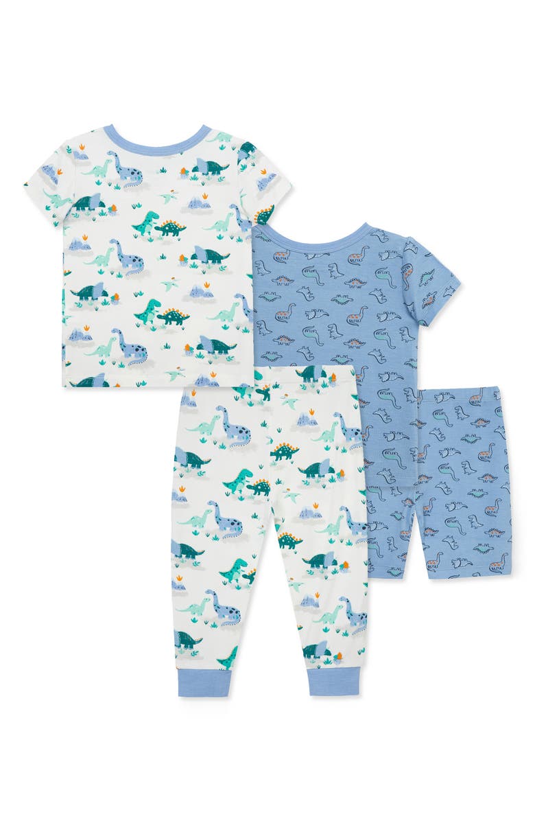 Little Me 4-Piece Pajamas, Alternate, color,