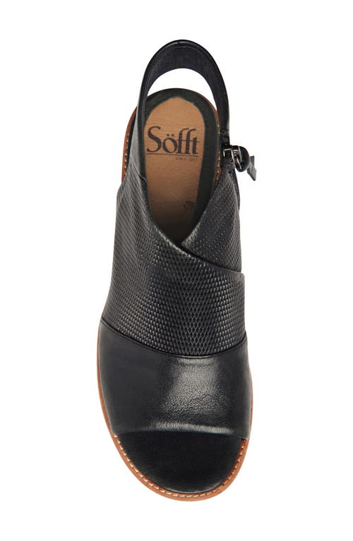 Söfft Natalia Slingback Sandal In Black