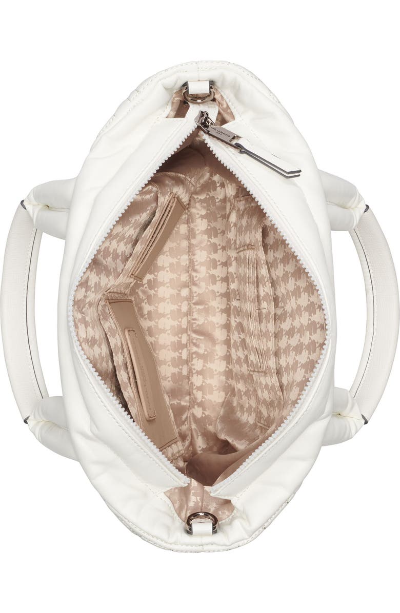 KARL LAGERFELD PARIS Voyage Med Tote, Alternate, color, White Multi