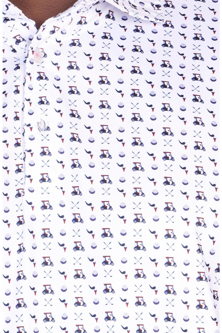 Golf Carts Performance Polo, Alternate, color, WHITE DOVE