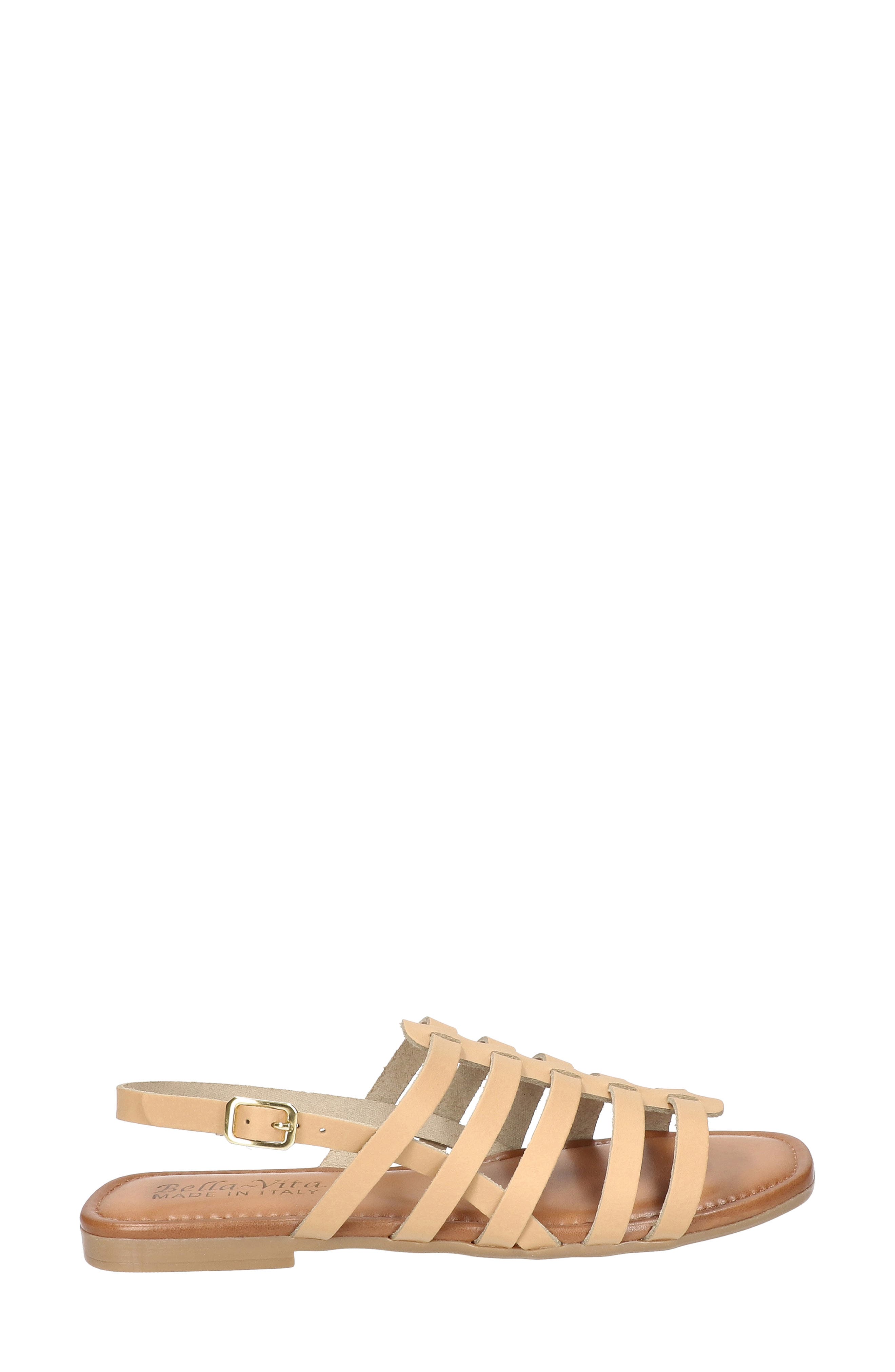 Uma-Italy Cage Sandal, Alternate, color, BEIGE LEATHER
