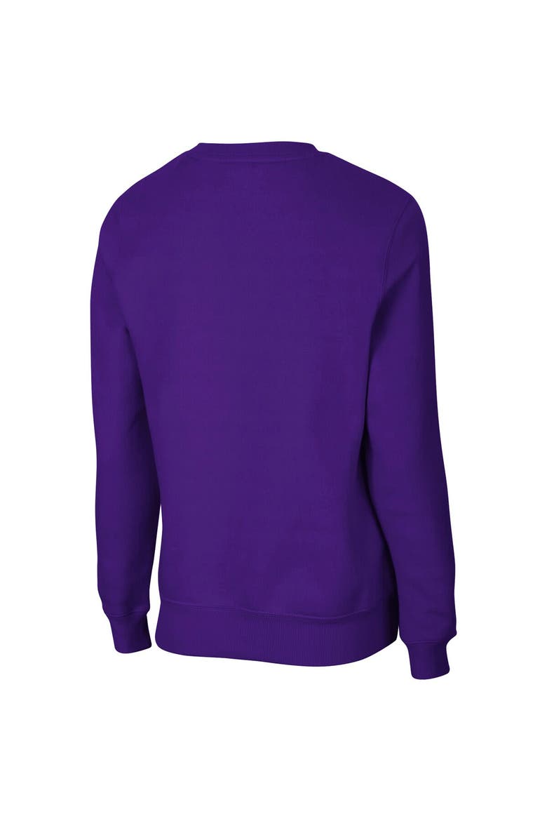 Women's Colosseum Purple TCU Horned Frogs Campanile Pullover Sweatshirt, Alternate, color, Purple