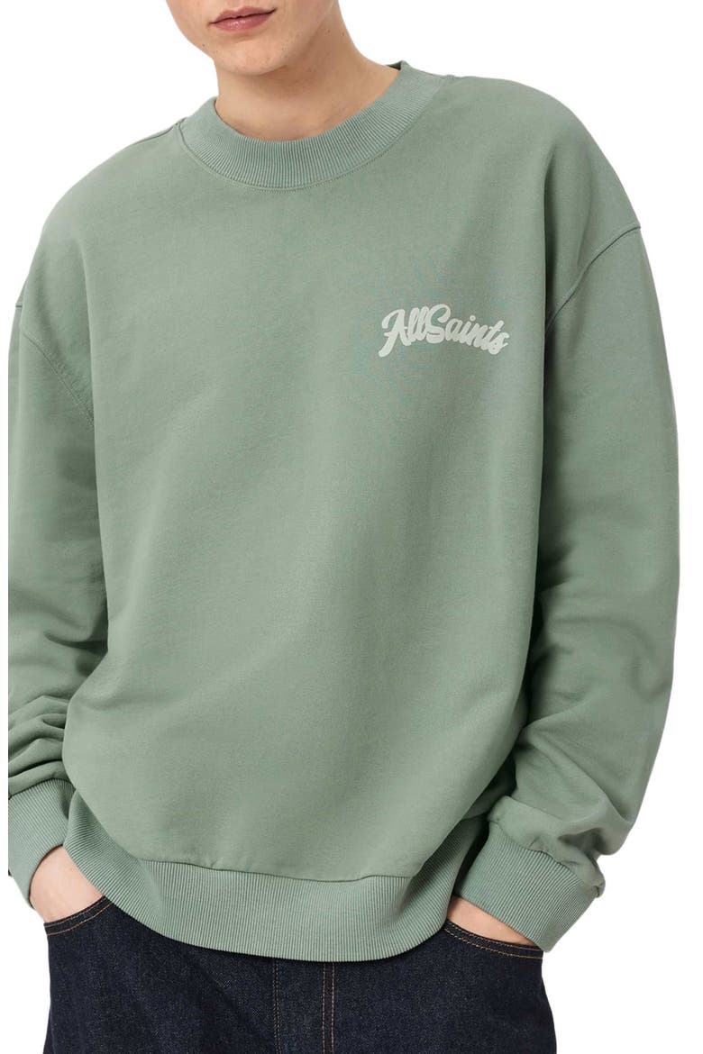 Odyssey Logo Sweatshirt, Alternate, color, SPRING GREEN