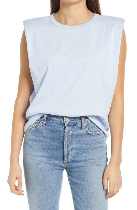 Padded Shoulder T-Shirt