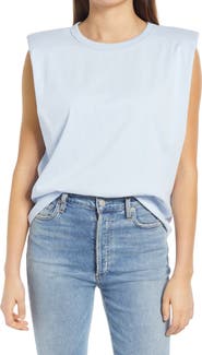 Endless Rose Padded Shoulder T-Shirt