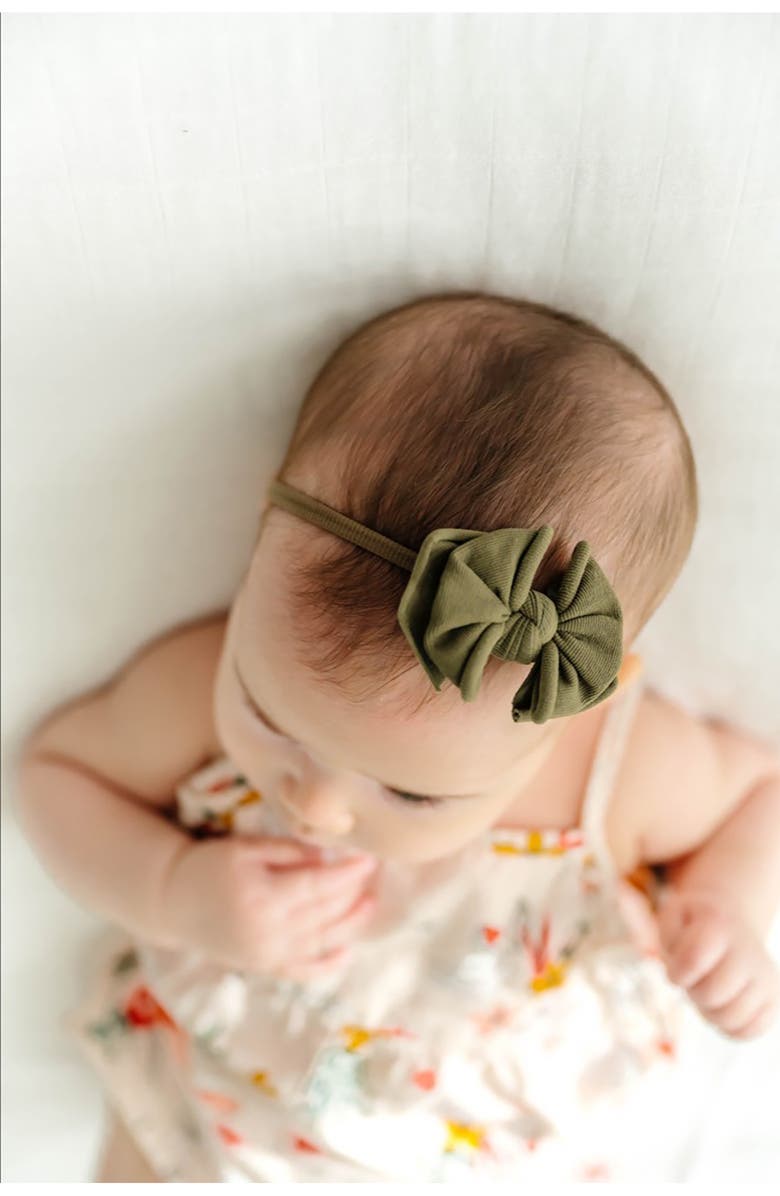 Baby Bling 3-Pack Baby Fab Skinny Bow Headbands, Alternate, color, 