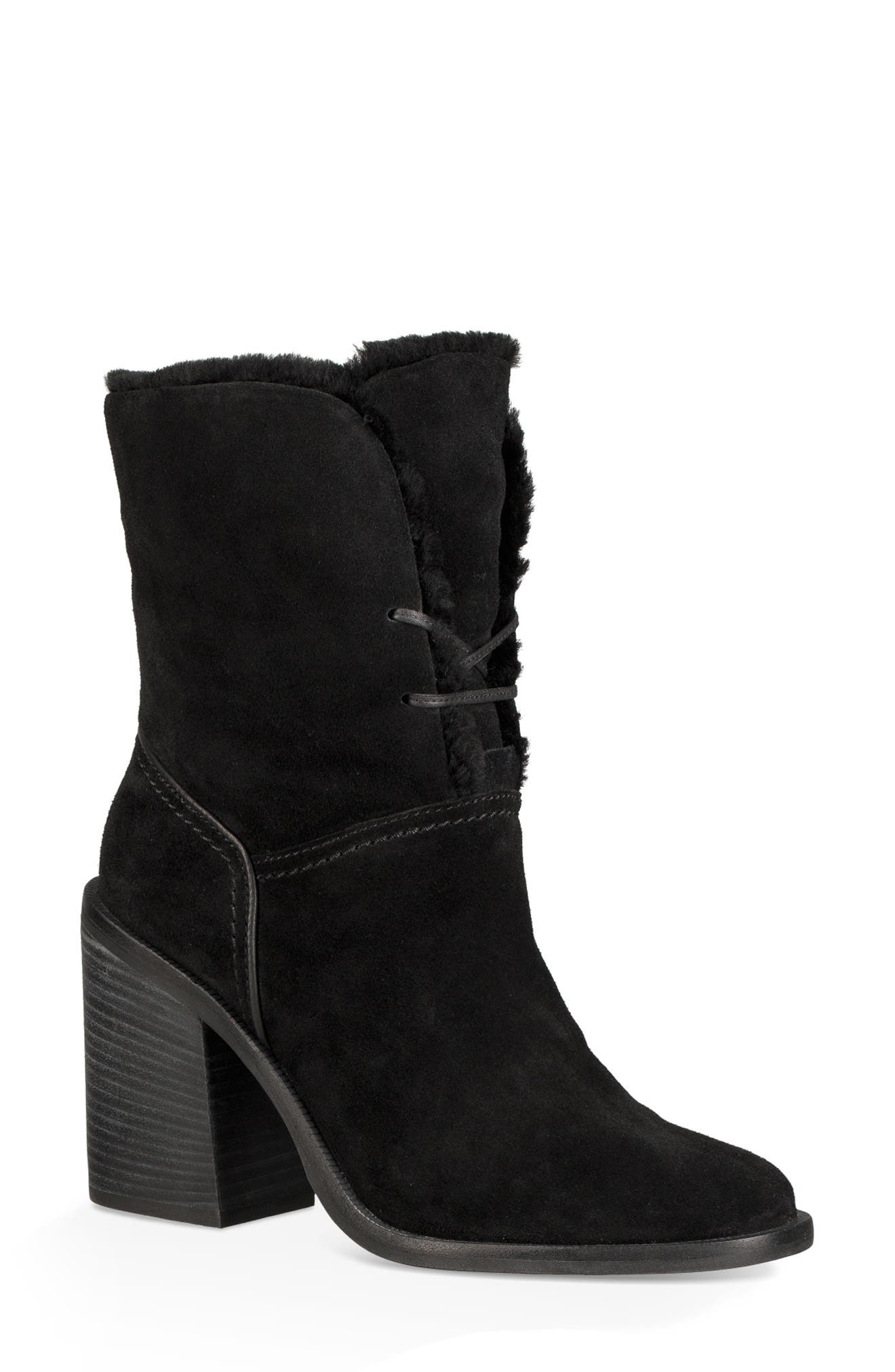 UGG<sup>®</sup> Jerene Genuine Shearling Boot, Main, color, 