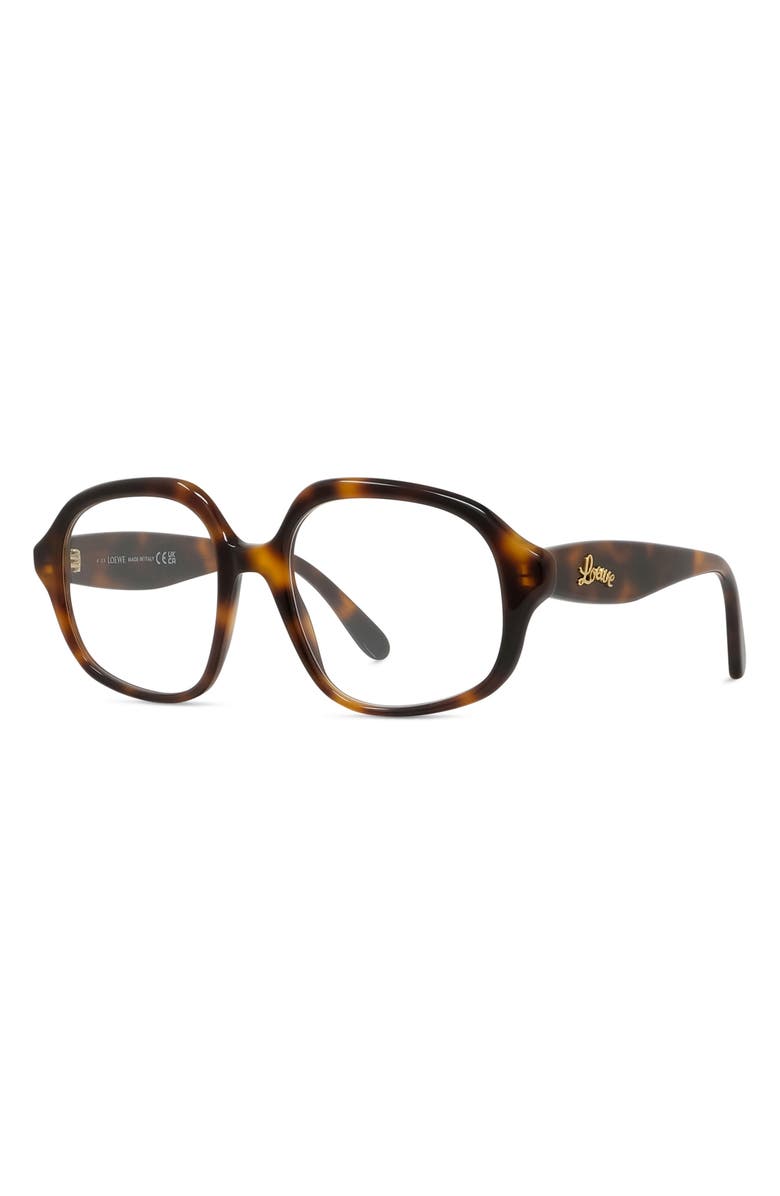 Loewe Curvy 51mm Geometric Optical Glasses, Alternate, color, 