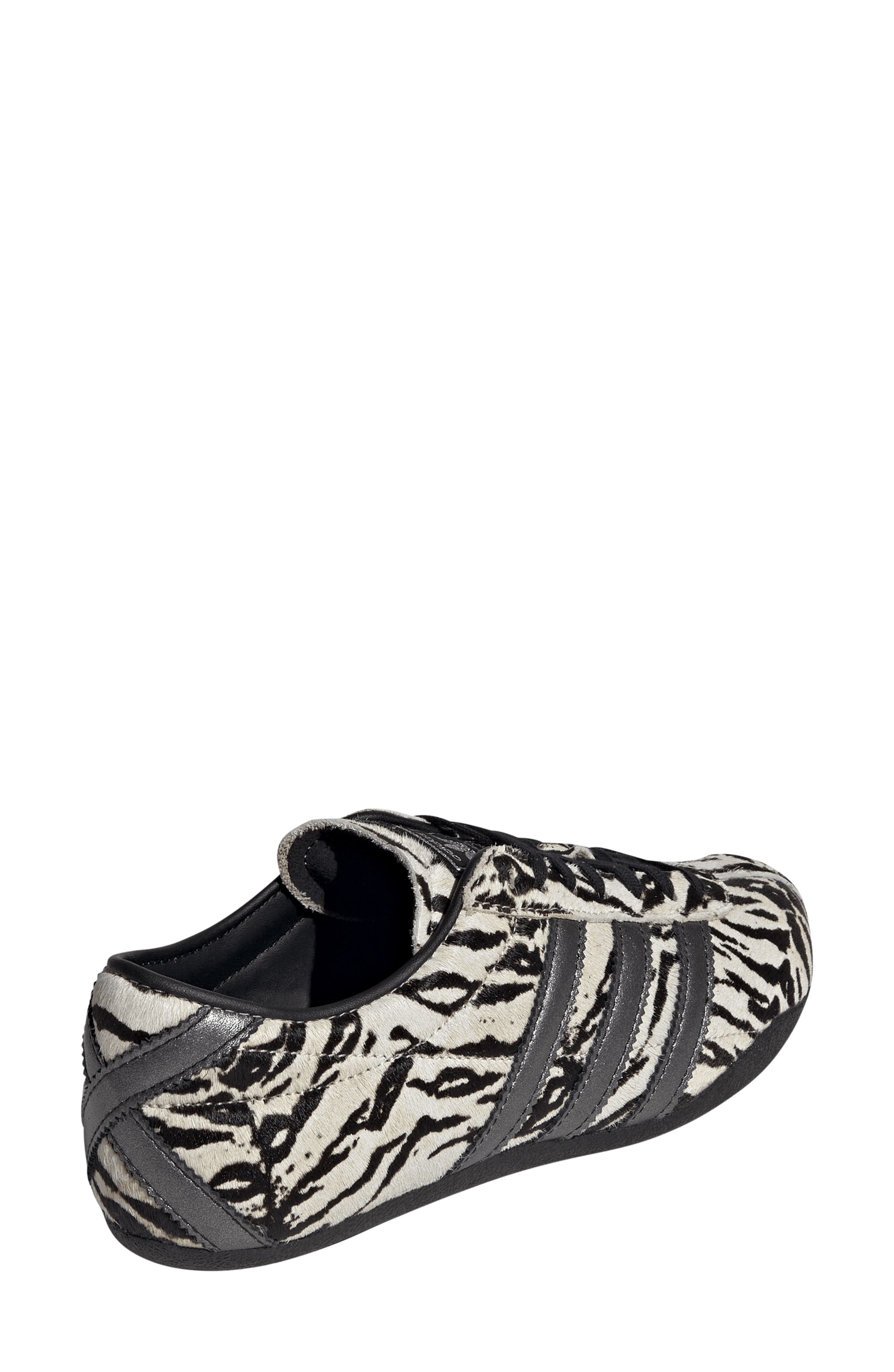 adidas Tokyo Low Top Sneaker, Alternate, color, Off White/ Black Faux Hair