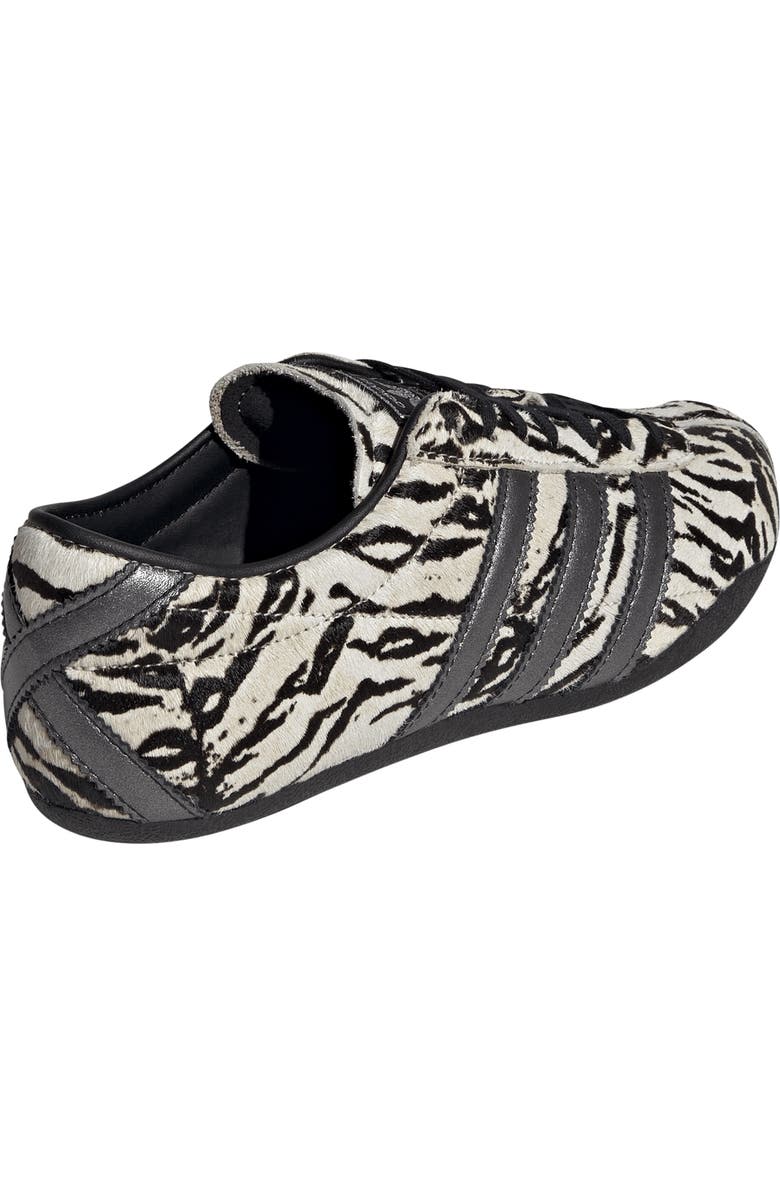 adidas Tokyo Low Top Sneaker, Alternate, color, Off White/ Black Faux Hair