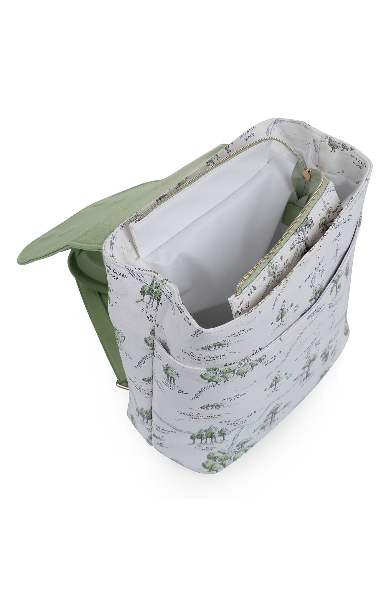 Downtown Mini Cooler Backpack, Alternate, color, WHITE