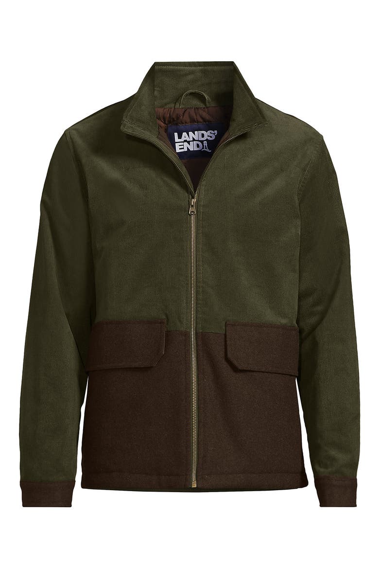 Mixed Media Cord Jacket, Alternate, color, Woodland/Walnut Brown